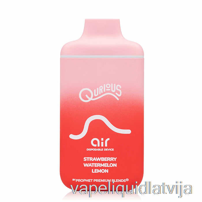 Qurious Air 6000 Vienreizējās Lietošanas Zemeņu Arbūzs Citrona Vape šķidrums